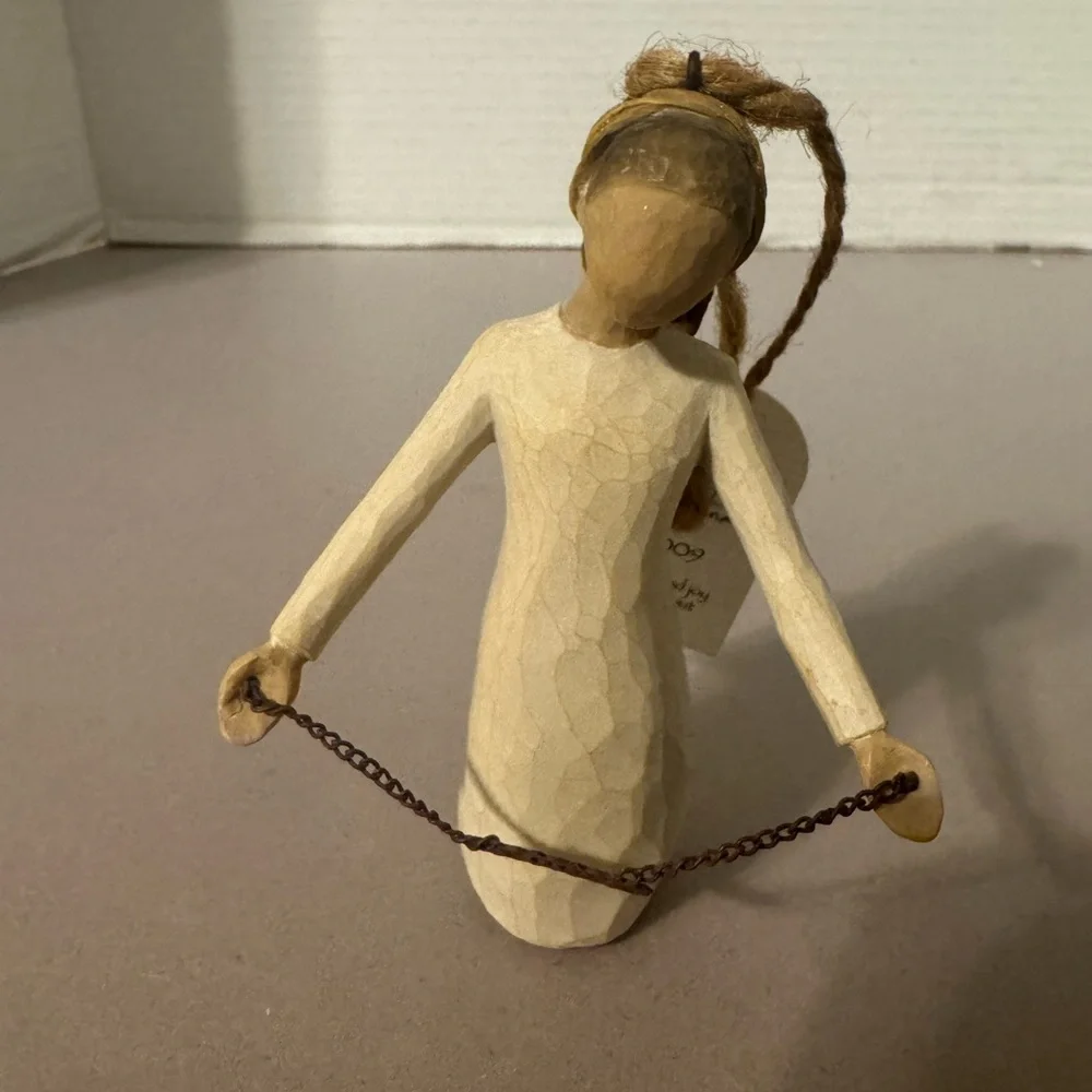 Willow Tree Cream and Brown Figurine